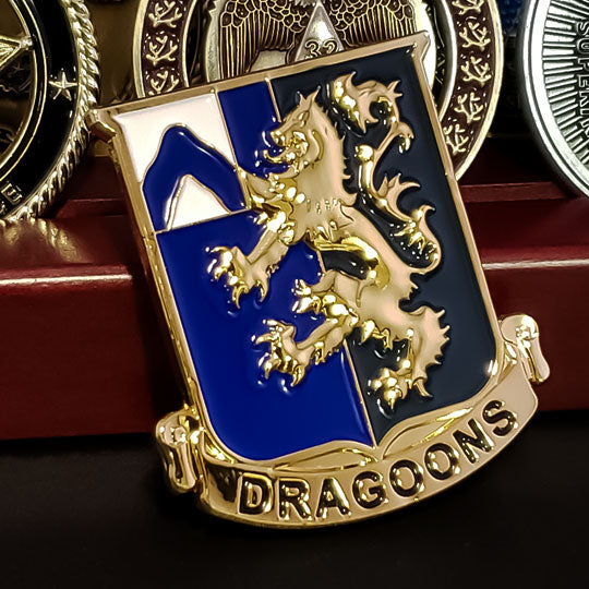 48th Infantry Regiment Dragoons Challenge Coin – U.S. Army Heritage Tribute