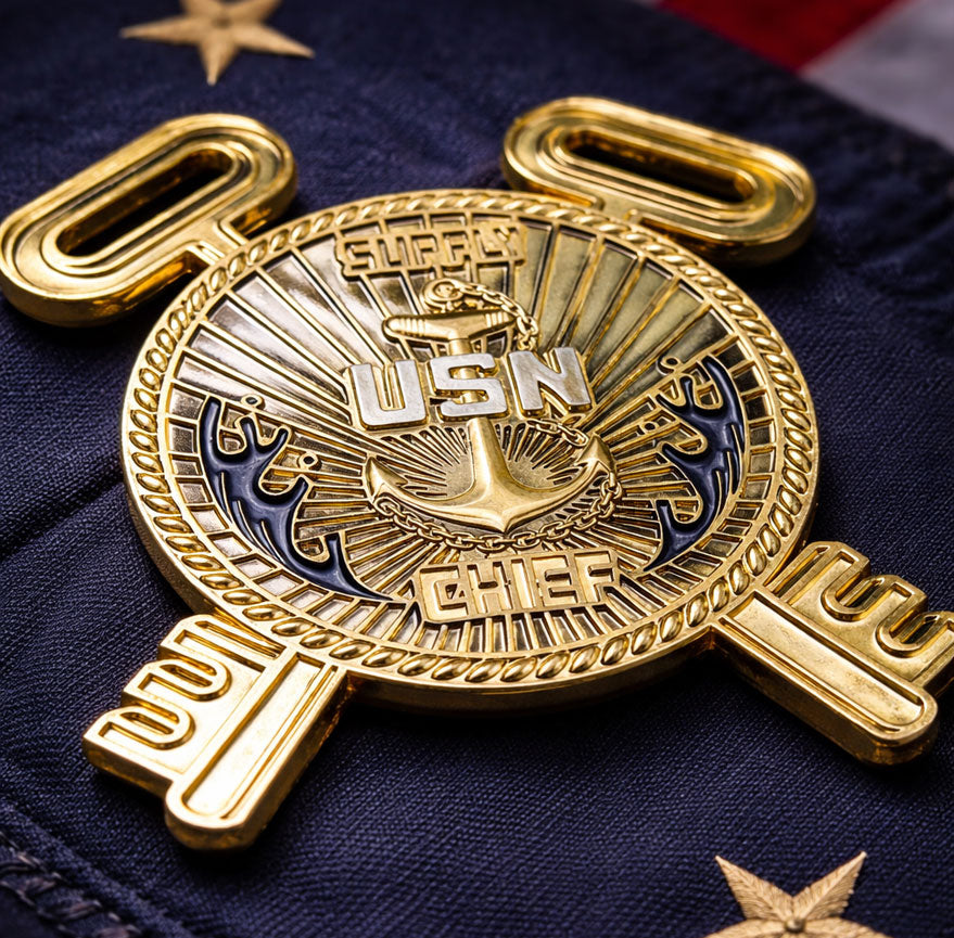 Navy Supply Chief Challenge Coin