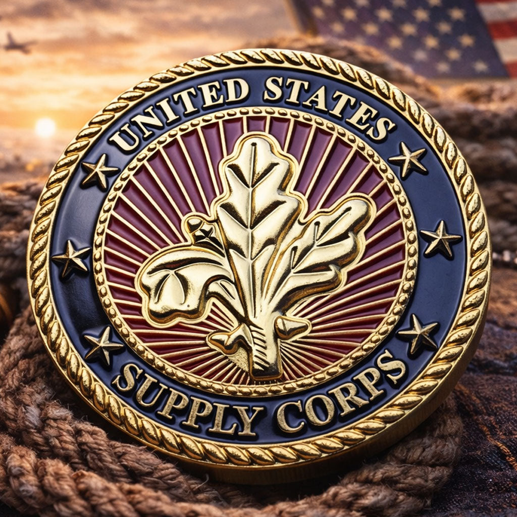 Navy Supply Corps Challenge Coin
