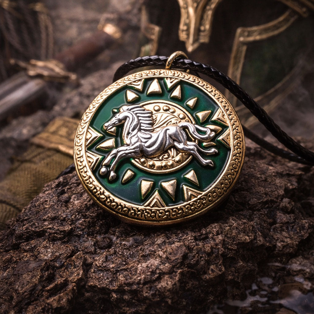 The Tree of Gondor and Rohan Necklace