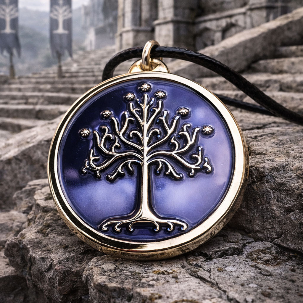 The Tree of Gondor and Rohan Necklace