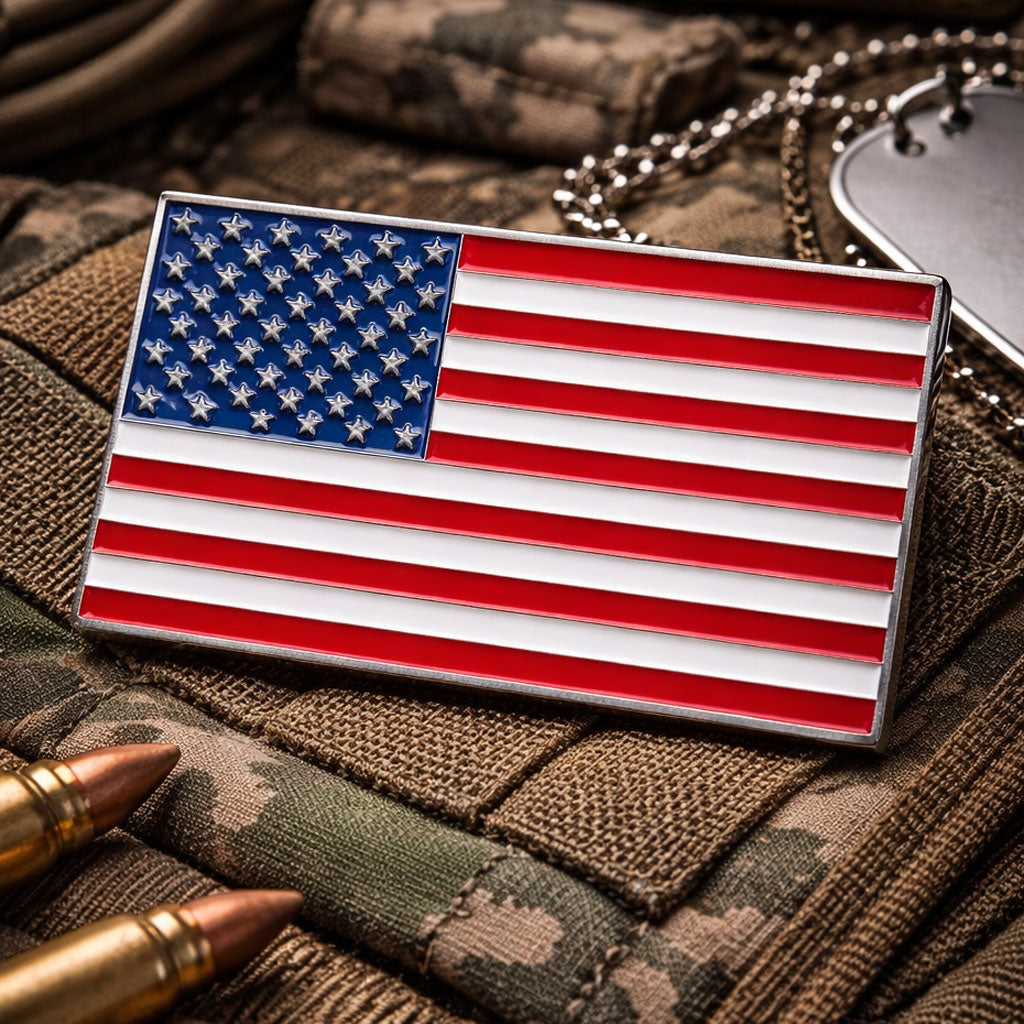 United States Flag Challenge Coin