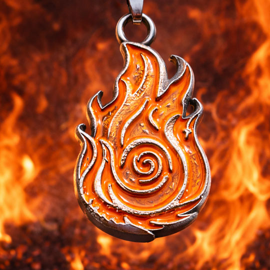 Fire Nation Necklace Avatar Inspired Pendant