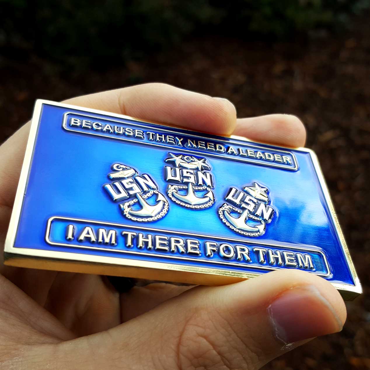 Navy Chief Don’t Tread on Me Challenge Coin