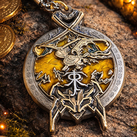 Middle-earth Double-Sided Necklace Hobbit & LOTR Inspired Pendant