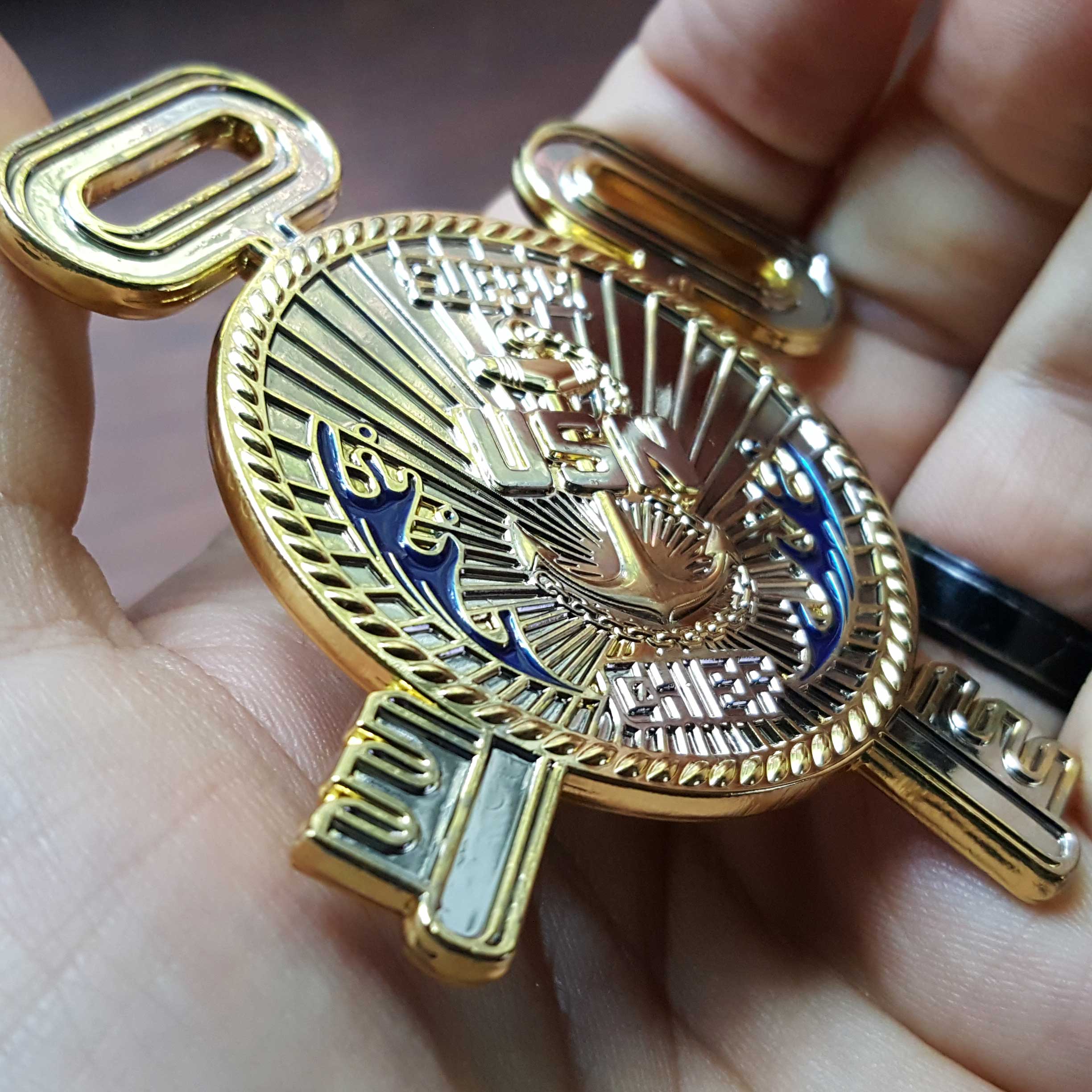 Navy Supply Chief Challenge Coin