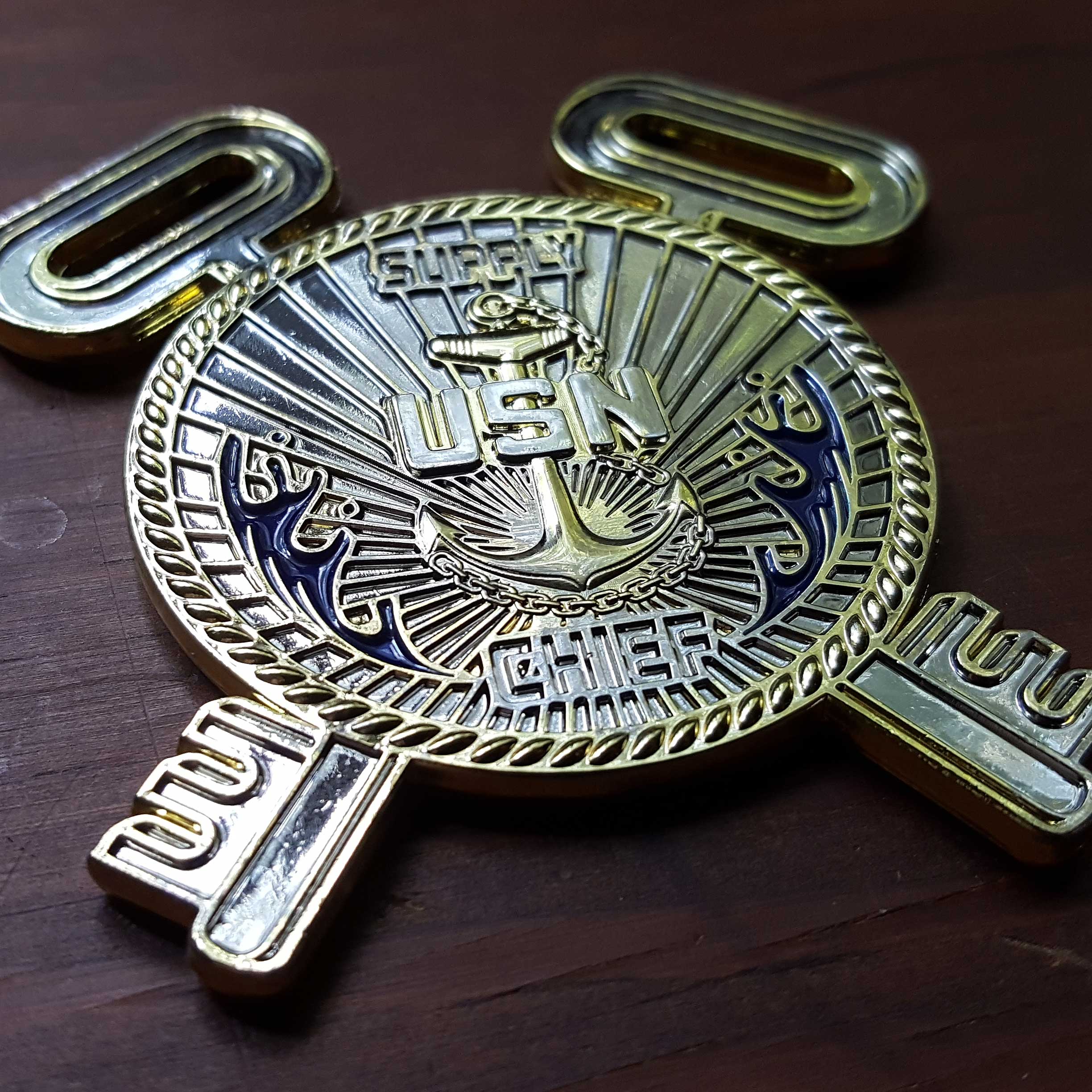 Navy Supply Chief Challenge Coin