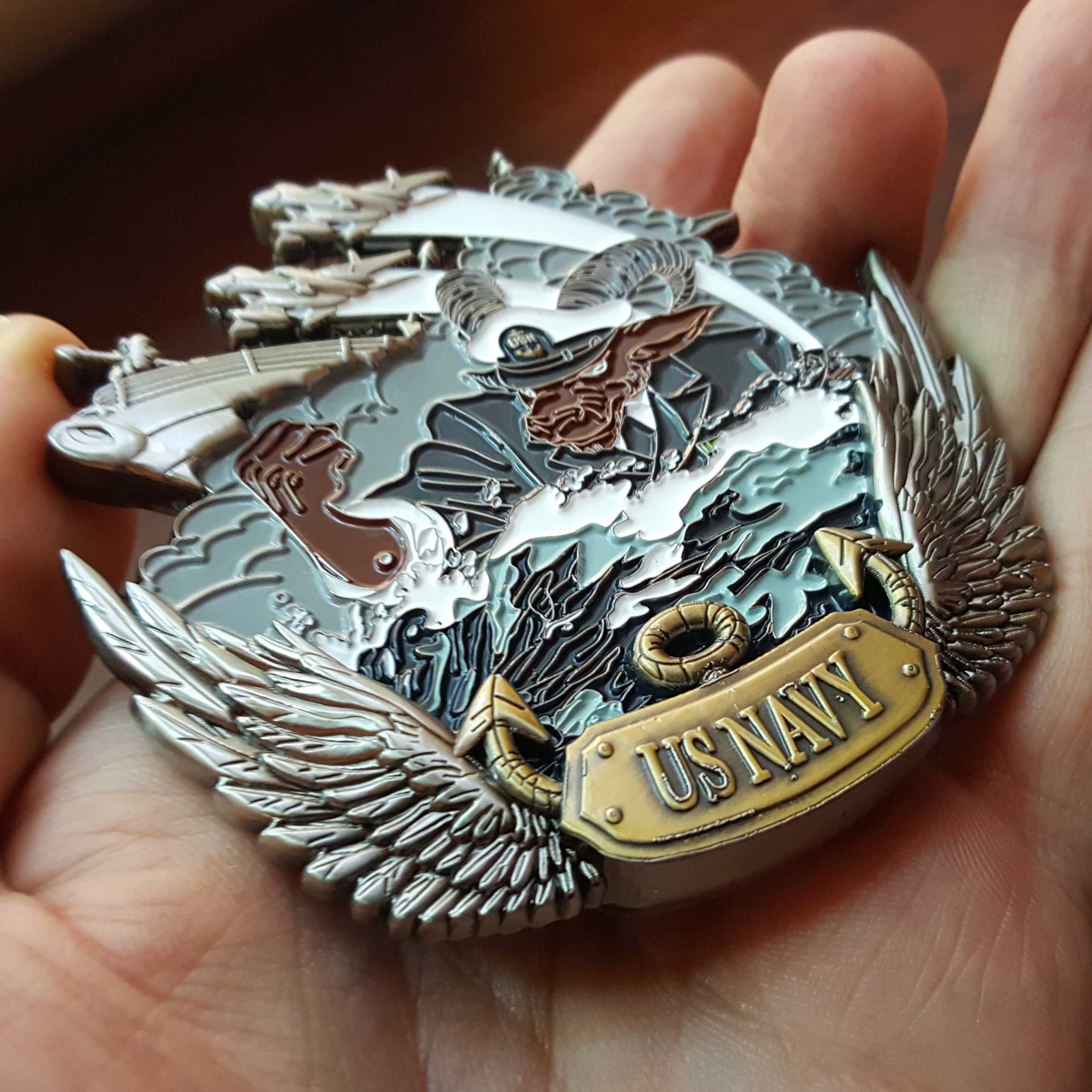 Navy Power Coin