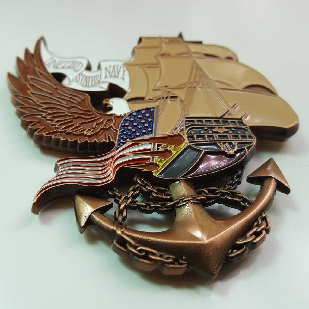 USS  Constitution Challenge Coin