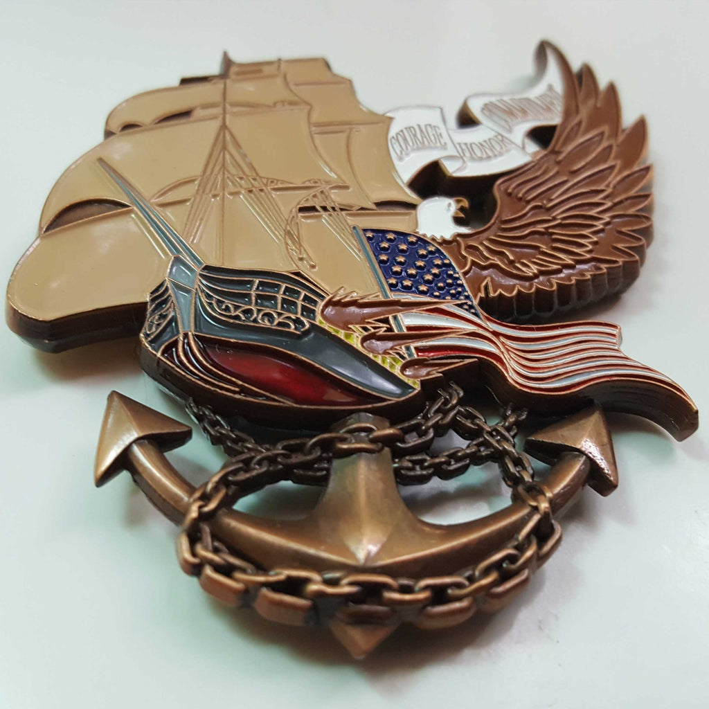 USS  Constitution Challenge Coin